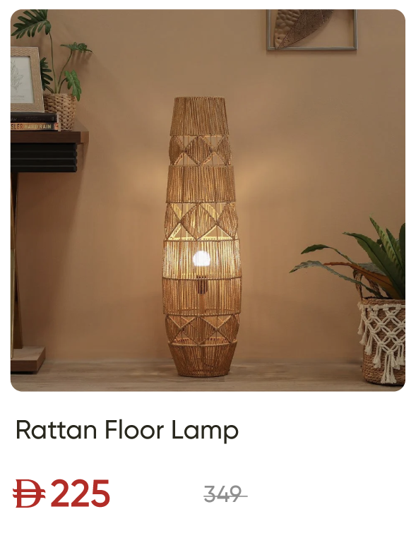 SSU-SD-Rattan Floor Lamp